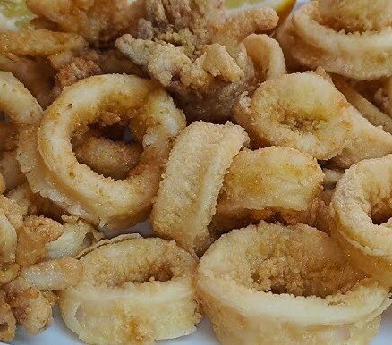Calamares a la andaluza en Palamós Calamares a la andaluza en Palamós